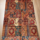 Authentic Afghan Hand-Knotted Chob Rang Shawl Design Area Rug, 6.2ft x 4.0ft, Premium Wool, Made in Kabul – Perfect for Living/Dining Room Decor.