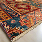 Authentic Afghan Hand-Knotted Chob Rang Shawl Design Area Rug, 6.2ft x 4.0ft, Premium Wool, Made in Kabul – Perfect for Living/Dining Room Decor.