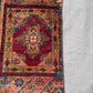 Authentic Afghan Hand-Knotted Chob Rang Shawl Design Area Rug, 6.2ft x 4.0ft, Premium Wool, Made in Kabul – Perfect for Living/Dining Room Decor.