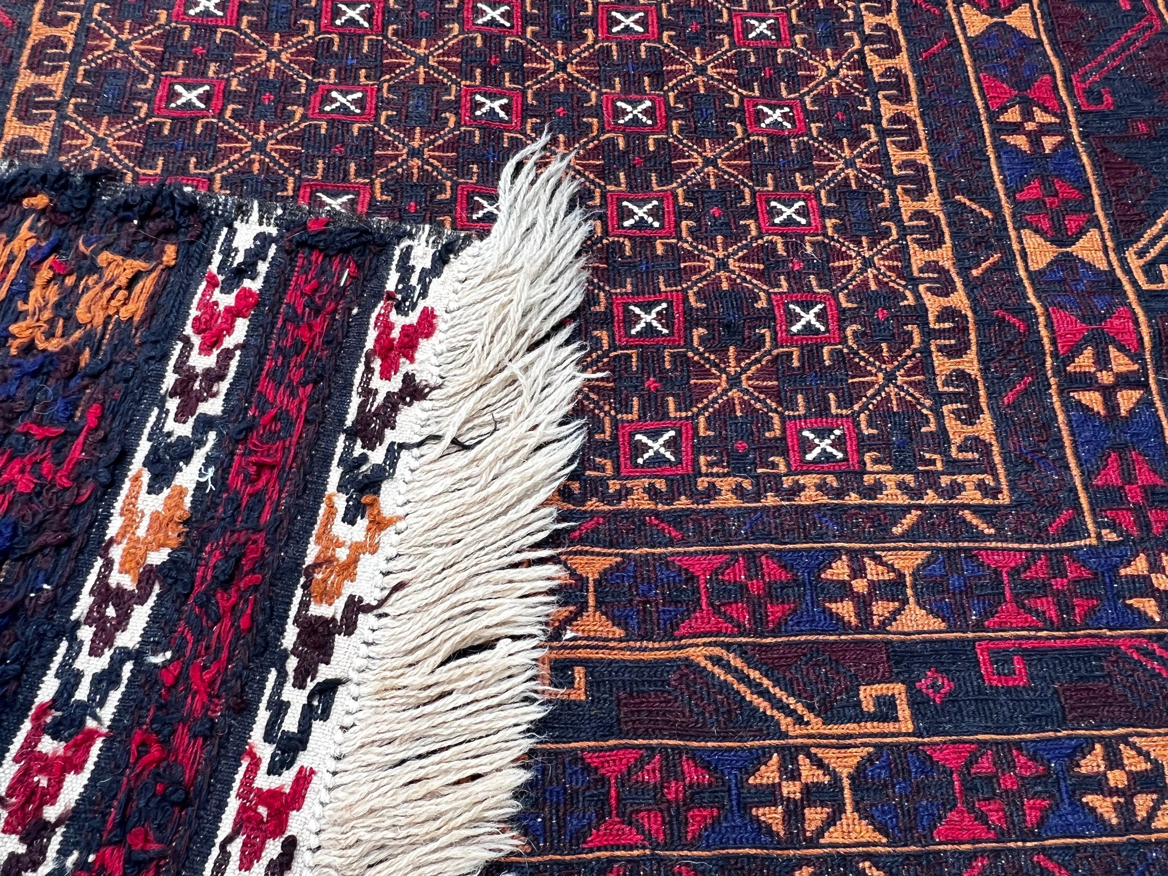 BEST PRICE... cheapest Size: 4 x 4'8 feet, Beautiful Handmade Vintage Afghan Nomadic Herati Kilim - Afghan Nomadic Sofreh Kilim/ Unique Kilim Rug